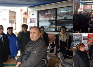 AYVALIK’TA ‘AYAĞA KALKMA’ EYLEMİ