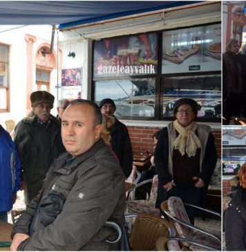 AYVALIK’TA ‘AYAĞA KALKMA’ EYLEMİ