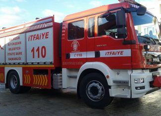 AYVALIK İTFAİYESİNE TAM DONANIMLI ARAÇ TAKVİYESİ