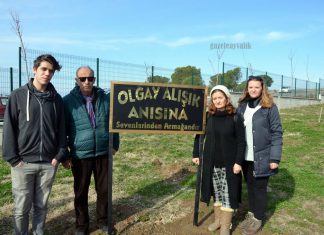 KAYBETTİĞİ OĞLU ADINA 300 FİDAN DİKTİ