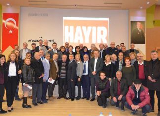 CHP AYVALIK DANIŞMA TOPLANTISINDA ‘REFERANDUMU’ ELE ALDI