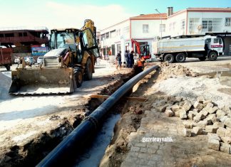 CUNDA DA KANALİZASYON ÇALIŞMALARI DEVAM EDİYOR