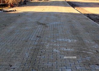 YOL ÇALIŞMASINDA KULLANILACAK KİLİTTAŞLAR ÇALINDI
