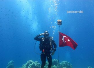 JANDARMA 178. YAŞINI DENİZ ALTINDA KUTLADI