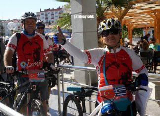 YUNAN ADALARINDA ‘EURO VELO BİSİKLET YOLU VE KARDEŞLİK’ İÇİN PEDALLAYACAKLAR