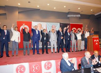 AYVALIK MHP YENİ YÖNETİMİNİ BELİRLEDİ