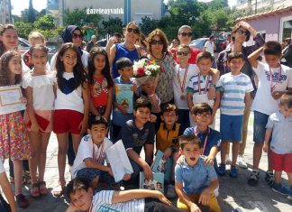 AYVALIK’TA KARNE SEVİNCİ YAŞANDI, TATİL BAŞLADI
