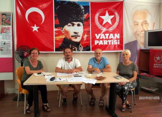 VATAN PARTİSİ ‘BU YÜRÜYÜŞ CHP’NİN BONZAİSİDİR”