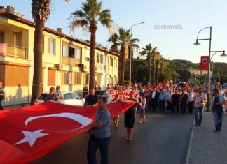 AYVALIK’TA 15 TEMMUZ ANMA TÖRENLERİ