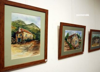 BODRUMLU RESSAM AYVALIK’TA SERGİ AÇTI