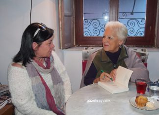 FİLİZ ALİ, YENİ KİTABINI AYVALIK’TA İMZALADI