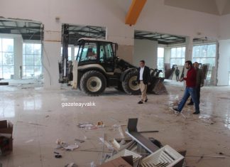 AYVALIK DENİZ HUDUT KAPISINDA YENİLEME ÇALIŞMALARI