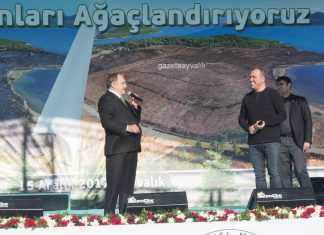 HAKKIBEY YARIMADASI’NDA YANAN ALANA FİDAN DİKİLDİ