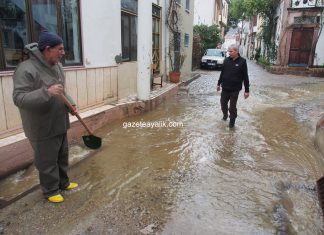 AYVALIK, YAĞMUR SUYU KANALLARI BEKLİYOR