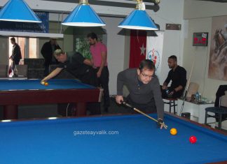 3 BANT BİLARDO İL BİRİNCİLİĞİ AYVALIK’TA YAPILIYOR