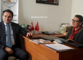 ZİYARETTE AYVALIK’IN ÇEVRE SORUNLARI GÜNDEME GELDİ