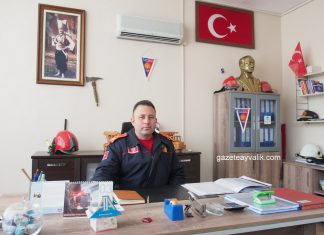 AYVALIK İTFAİYE GRUP AMİRLİĞİ’NDE GÖREV DEĞİŞİMİ