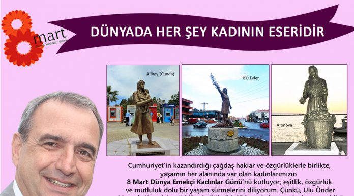 BELEDİYE BAŞKANI RAHMİ GENÇER’İN KADINLAR GÜNÜ MESAJI