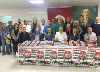 AYVALIK’TAN 1 MAYIS ÇAĞRISI; ‘SÖMÜRÜSÜZ VE SAVAŞSIZ BİR DÜNYA MÜMKÜN’