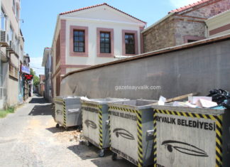 AYVALIK BELEDİYESİ’NDEN YENİ ÇÖP KONTEYNERLERİ