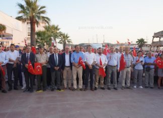 AYVALIK’TA 15 TEMMUZ DEMOKRASİ VE MİLLİ BİRLİK GÜNÜ