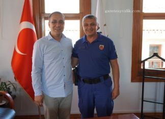 İLÇE JANDARMA KOMUTANI KARA’DAN VEDA ZİYARETİ