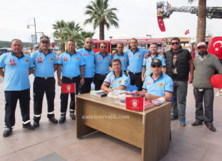 İTFAİYE HAFTASINDA ÇOCUKLARA EĞİTİM, VATANDAŞLARA BİLGİLENDİRME