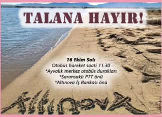 “DENİZDE MADEN ARAMAYA HAYIR”