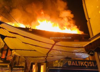 BARBAROS CADDESİ’NDE EV YANGINI