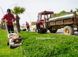 PARK VE BAHÇELERDEN KAVŞAK, PARK VE MEZARLIKLARDA TEMİZLİK ÇALIŞMASI