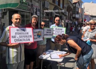 İMZALAR ULAŞIM ZAMMI GERİ ALINSIN DİYE ATILDI
