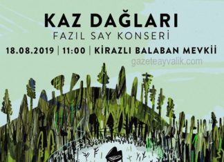 FAZIL SAY KAZDAĞLARI İÇİN KONSER VERECEK