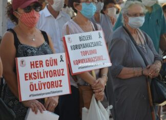 AYVALIK’TA PROTESTO; “SAĞLIKTA ŞİDDET TOPLUMSAL ŞİDDETİN BİR PARÇASI”