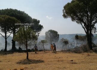 BAĞYÜZÜ KIRSAL MAHALLESİ’NDE YANGIN