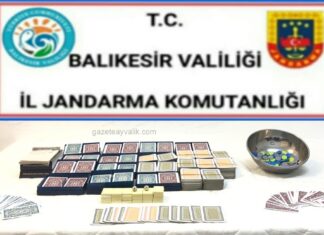 AYVALIK VE HAVRAN’DA KUMAR OYNAYAN 28 KİŞİYE PARA CEZASI