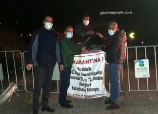 KARANTİNA ALTINDAKİ KÖYE CHP’DEN GIDA YARDIMI