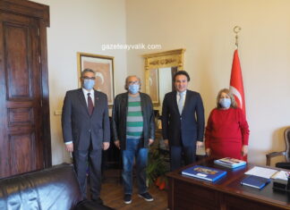 AYVALIK HACI BEKTAŞ VELİ KÜLTÜR DERNEĞİ NEZAKET ZİYARETLERİNE BAŞLADI