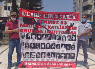 SİVAS KATLİAMINDA HAYATINI KAYBEDENLER ANILDI