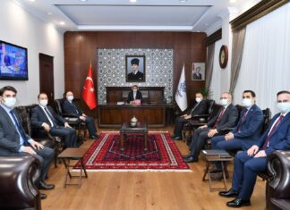 YENİ KAYMAKAMLARDAN VALİ ŞILDAK’A ZİYARET