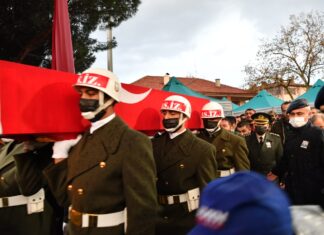 ŞEHİT SARI’YA SON GÖREV
