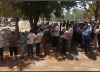 AYVALIK’TA KÖYLÜLER YAĞMUR DUASINA ÇIKTI