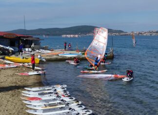 YELKENCİLER, AYVALIK’TA ANTRENMANDA