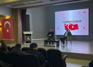 Ayvalık’ta Gaziler ve Öğrenciler “Vatan ve Kahramanlık” Başlığında Buluştu