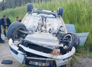 Ayvalık’ta E-87 Karayolu üzerinde Trafik Kazası