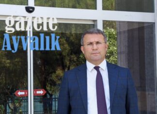 Ayvalık’ın yeni kaymakamı Ömer Çimşit görevine başladı